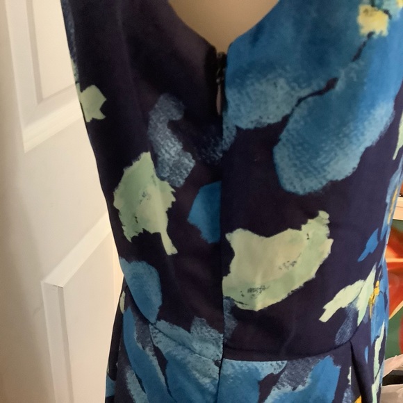 Charming Charlie dress women size Small sleeveless blue floral print . - Picture 6 of 11